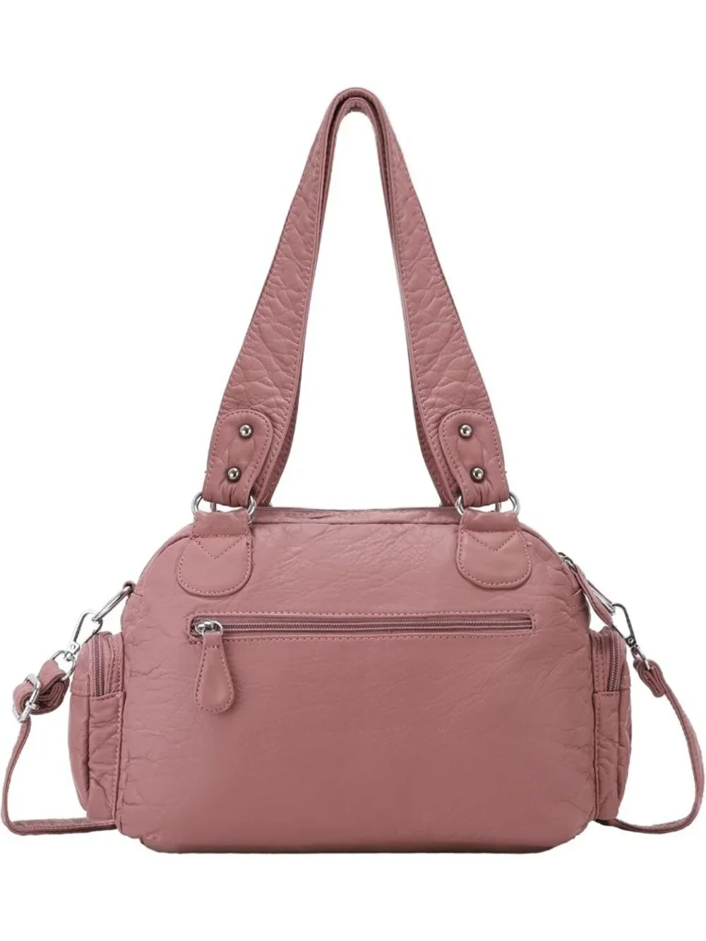 Chic Small Crossbody Handbag for Women - Soft Multipocket Hobo Purse